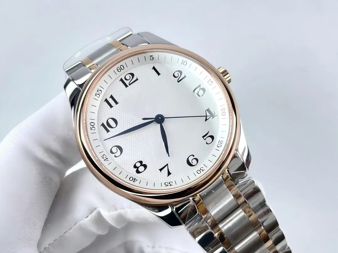 Business Meeting Designer Style Men Watch Women Watch High Clarity Dial Quartz Wrist Watch Anti‑Scratch Metal Band Waterproof Negotiation Conference Daily Wristwatch Trustworthy Practical Festival Gift Present