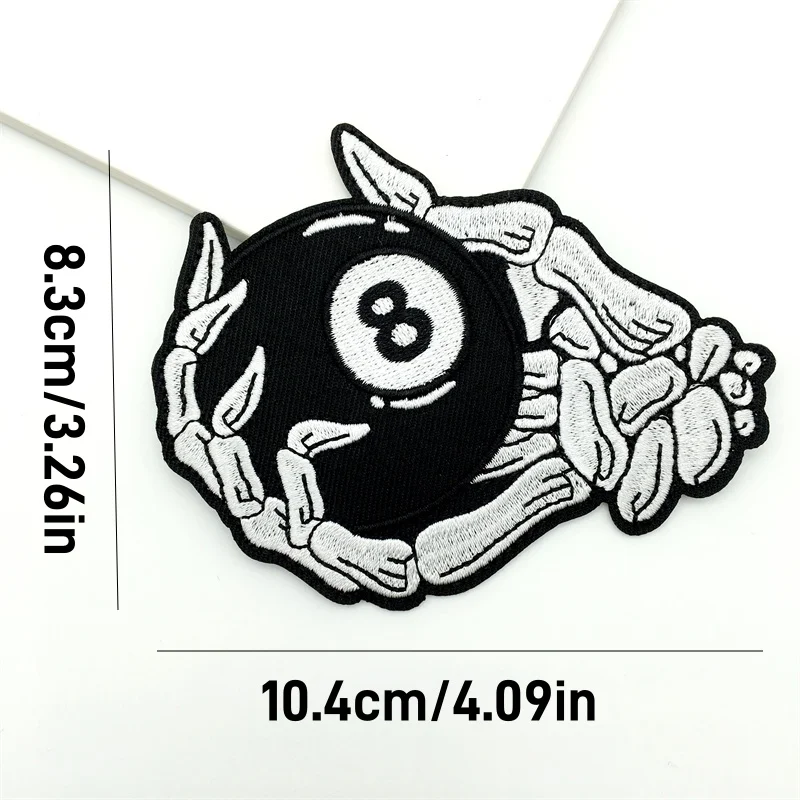 Unique Number 8 Embroidered Patches - Creative Sewing Patches For DIY Jeans Jackets Clothing Bags Hat Decoration Patch