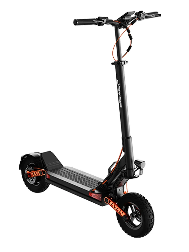 JOYOR S8 Elektroroller 48V 26AH Akku E-Scooter 10'' Reifen 25km/h Höchstgeschwindigkeit Doppelte Mechanische Scheibenbremse E-Scooter