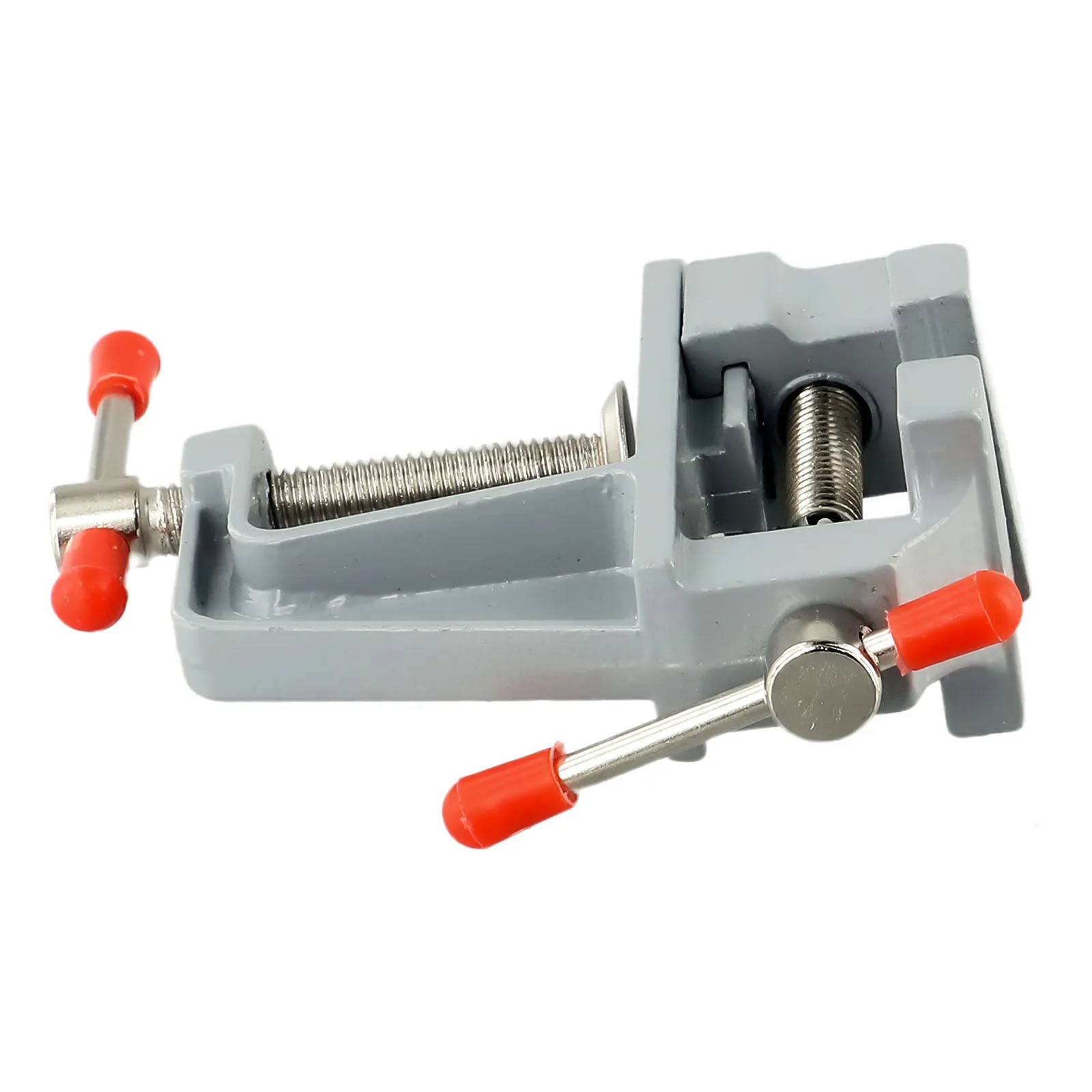 Aluminum Mini Bench Vise Miniature Small Jewelers Hobby Clamp On Table Bench Vise 36mm Mounting Clamp Depth Mini Tool Vice