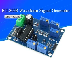 ICL8038 Generatore di segnale a forma d'onda Triangolo sinusoidale Modulo onda quadra 10Hz-450KHz Sorgente di segnale a media e bassa frequenza da 12 V a 15 V