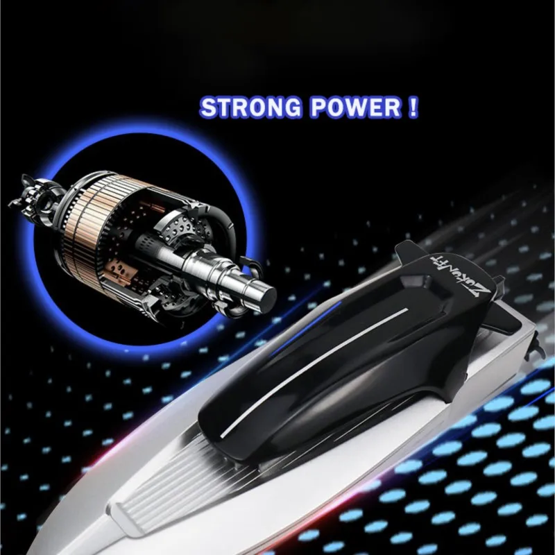 RC Mini Boat Remote Control Ship Electric Boat Rechargeable Battery Motor High Speed Toy for Boys