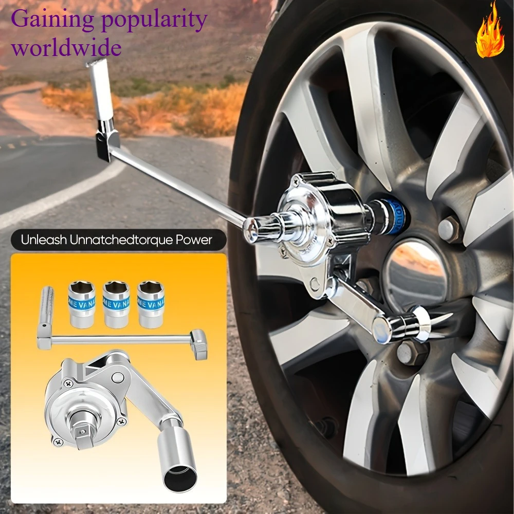 

Динамометрический ключ 320 нм, привод 1/2 дюйма, комплект торцевых головок 17/19/21 мм для шин/наконечников, сверхмощный инструмент для ремонта автомобилей