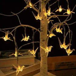 2024 Bird String Lights 40 LED Lights Mini Vintage Christmas Halloween Decorative String Lights Patio Garden Home Party Holiday