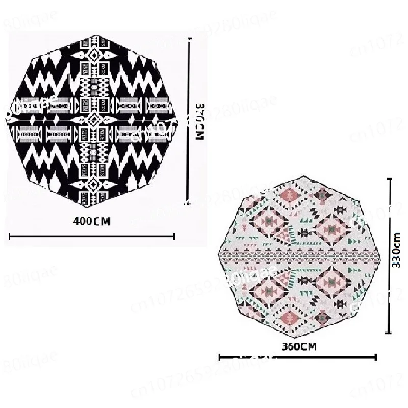 

Пляжный и походный, легкий портативный уличный коврик, утолщенная восьмиугольная алюминиевая пленка, водонепроницаемый коврик для кемпинга - пол для палатки