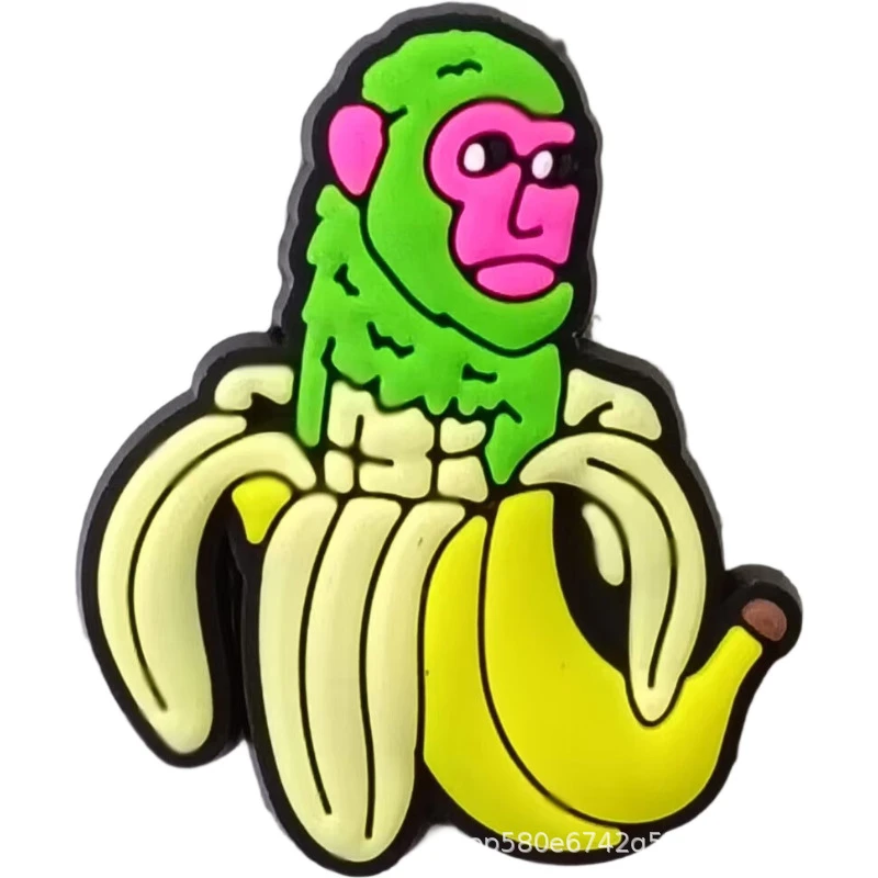1 Piece Fast Ship Free Style Cute Cartoon Pins Shoe Charms For Silicone Shoes Backpack Wristband Ornament Sale Wholesale Bulk