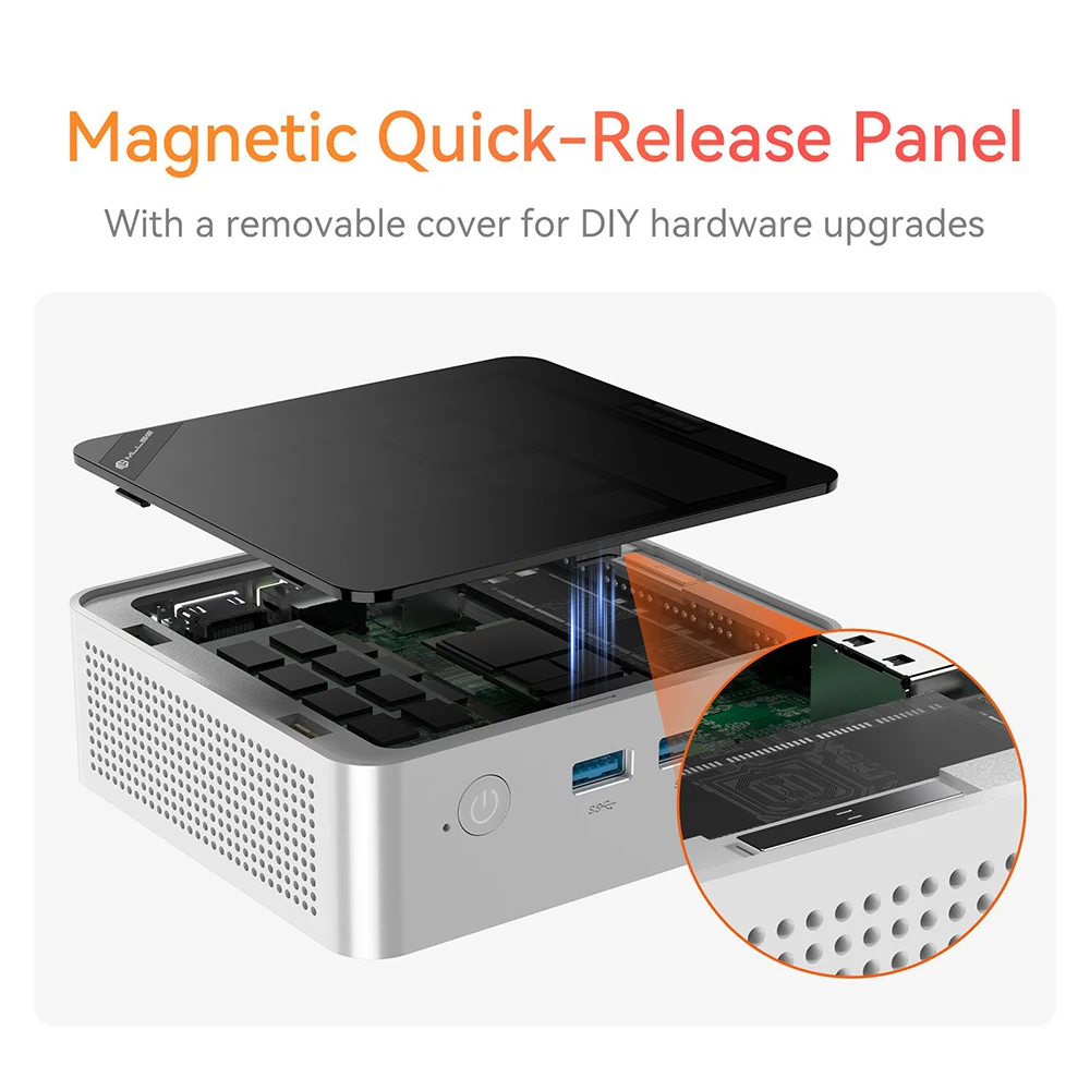 MLLSE جديد G2 Plus كمبيوتر صغير AMD Ryzen R3-4300U CPU 16G RAM 512GB ROM متوافق مع USB3.2 Win11Pro سطح المكتب المحمول WiFi6 BT5.3