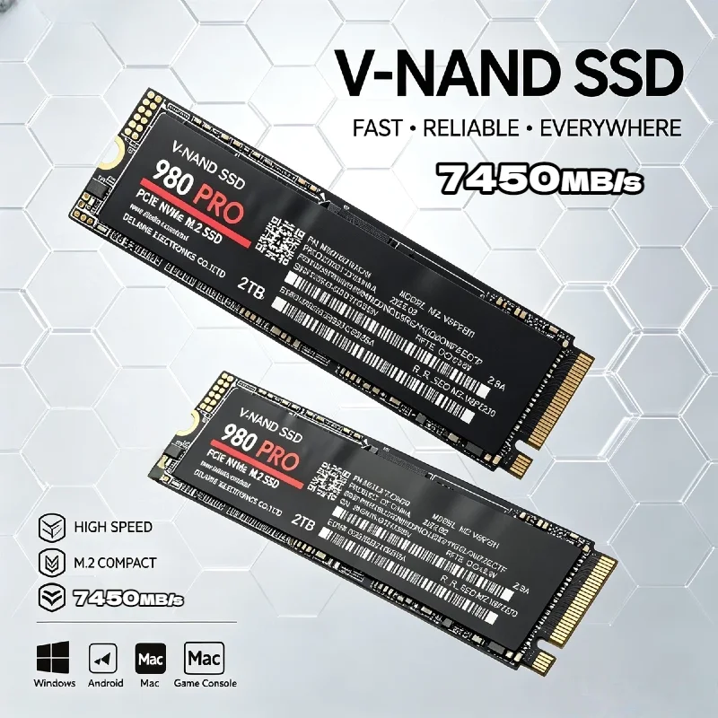 M.2 NVMe NGFF Internal SSD 512GB 1TB 2TB 4TB Solid State Drive for Gaming Desktop Laptop Computer Pro Max Elite Unit