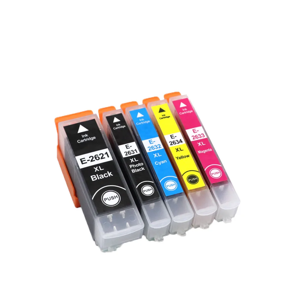 Compatible T2621 T2631 - T2634 Ink Cartridge for EPSON XP 520 600 605 610 615 620 625 700 710 720 800 810 820