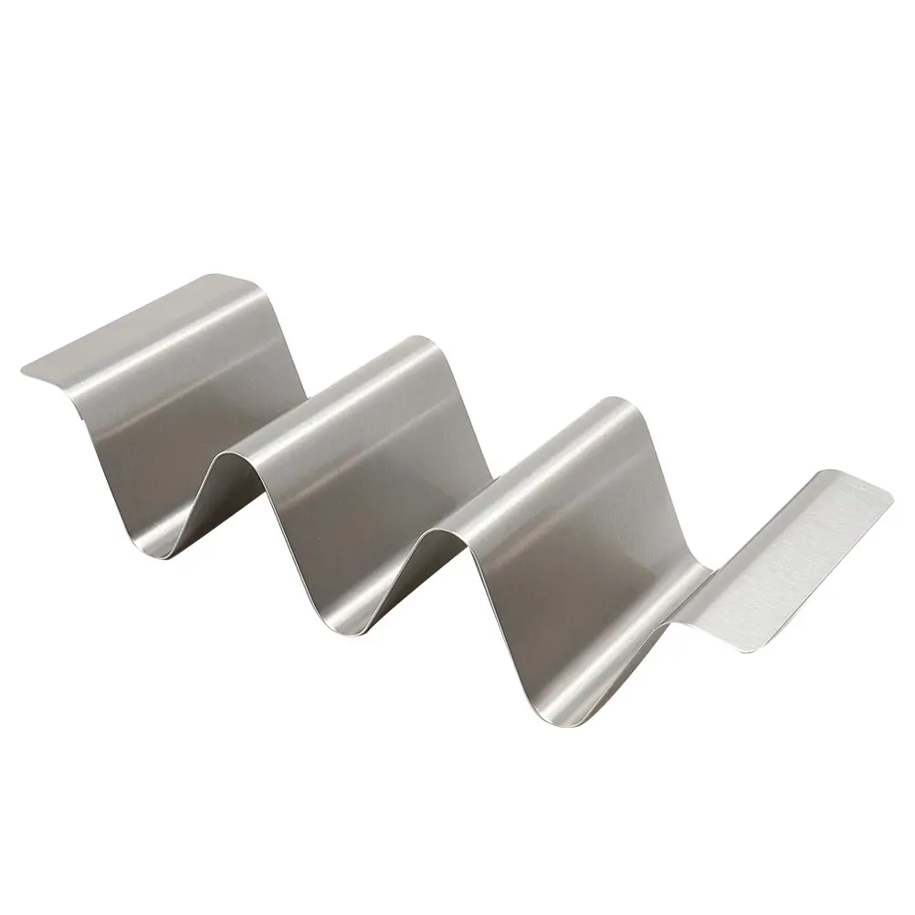 

Stainless Steel Pancake Clip Practical Taco Rack Holder Corn Hot Dog Mexican Acid-resistant Home Kitchen