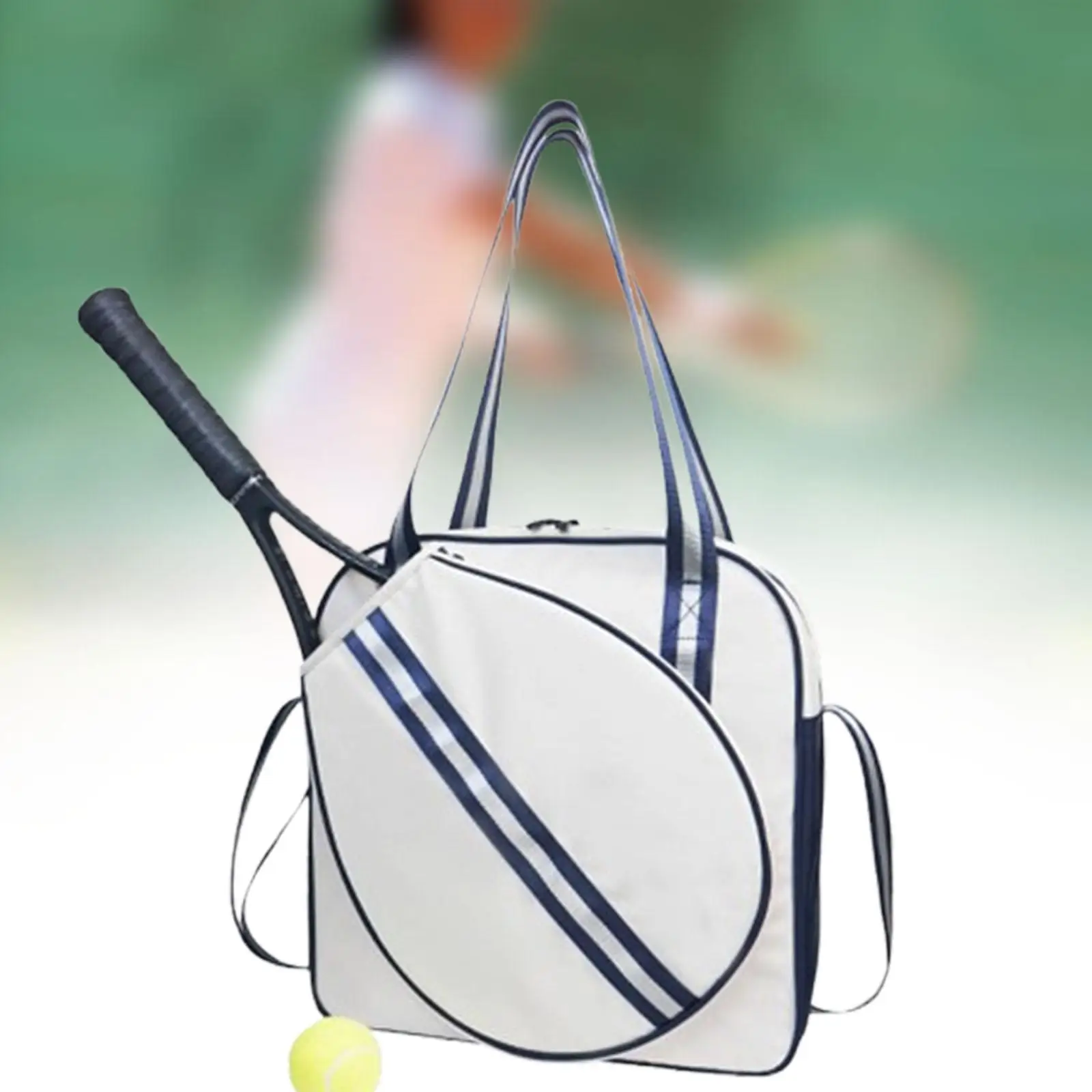 

Tennis Bag Multipurpose Beginners Adjustable Shoulder Strap Badminton Bag
