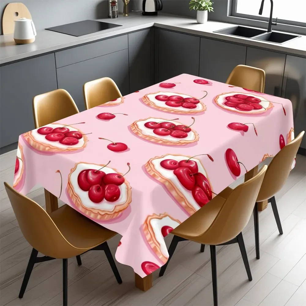Retro European country farmhouse style tablecloth, suitable for weddings and parties - Mechanized rectangular tablecloth yzb