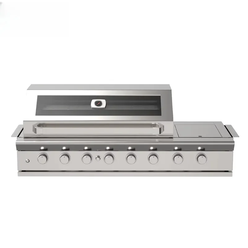 Commercial Restaurant Outdoor Kitchen Heavy Stainless Steel Built-in Grill