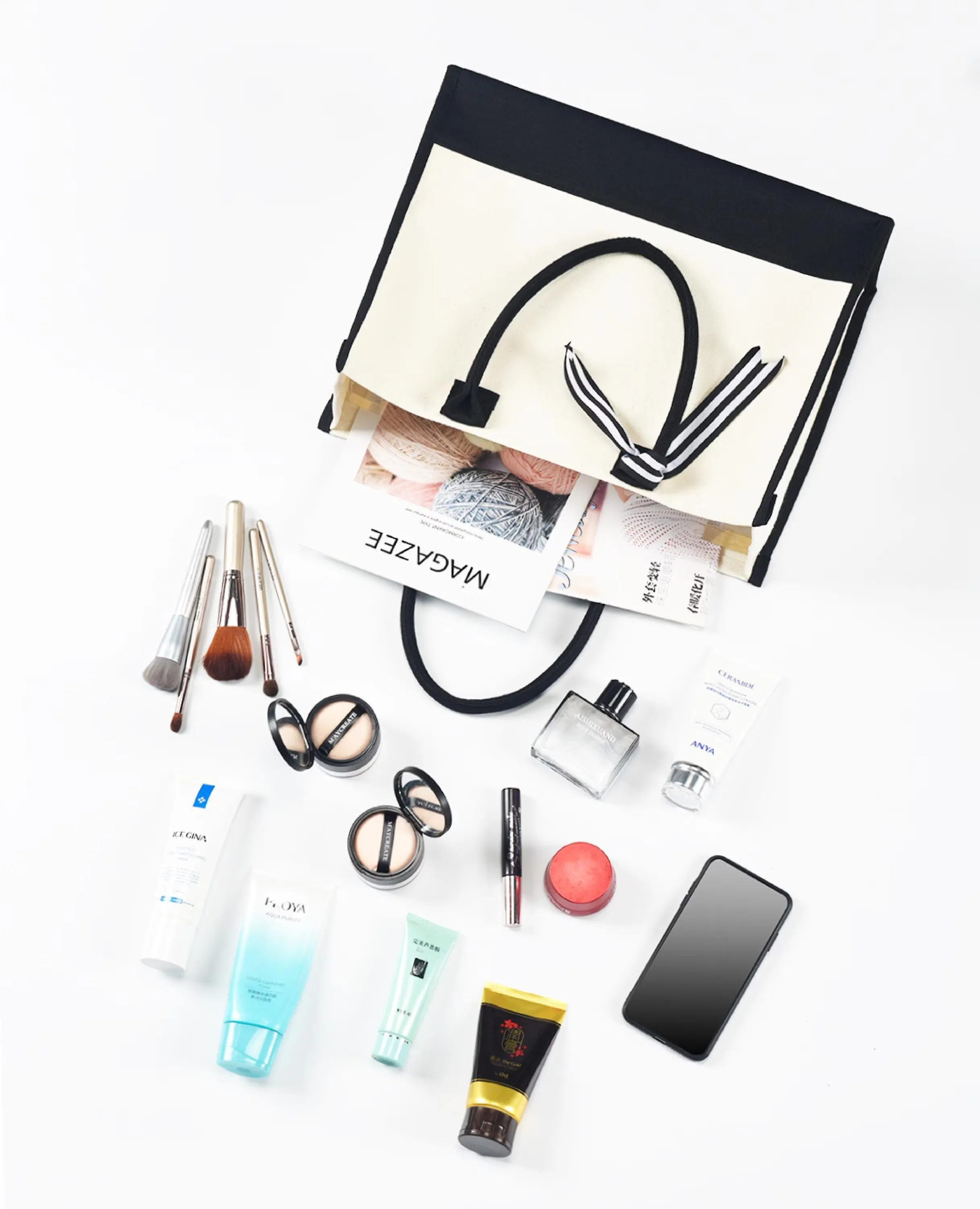 مخصص قماش حمل حقيبة شخصية صورة نص شعار الحدث مخصص الهبة سعة كبيرة الحقيبة للاستخدام اليومي حقيبة سفر للتسوق