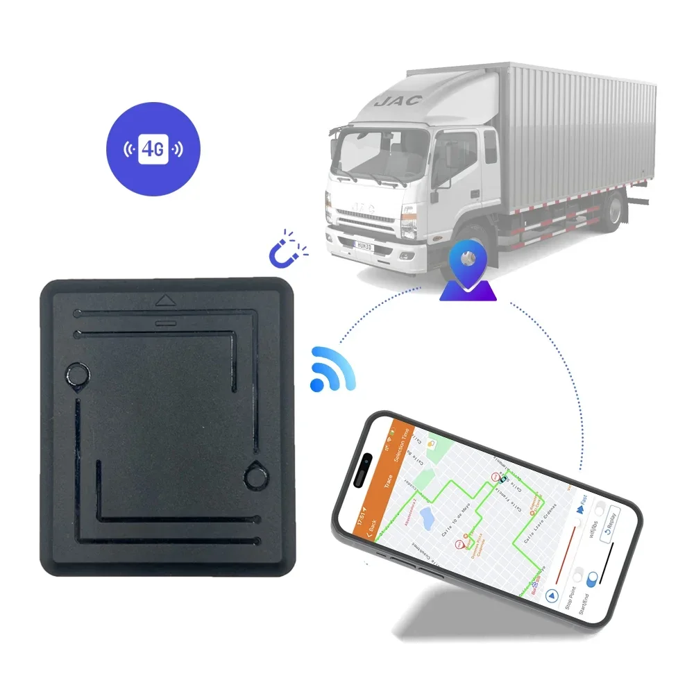 4G Mini Tracker 3 Years Standby Asset Security Tracker Disposable GPS Tracker