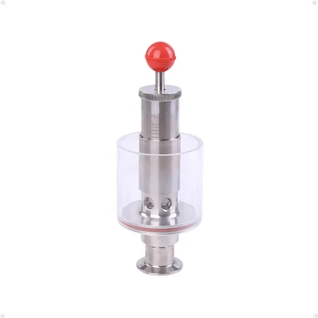 304 Sanitary Food Safety Grade Stainless Steel Exhaust External Thread Exhaust Valve