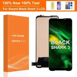 100% Tesed For Xiaomi Black Shark 3 KLE-H0, KLE-A0 LCD Display Touch Screen Digitizer Assembly Replace For Xiaomi BlackShark 3