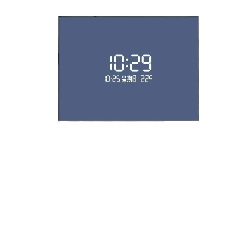Digital clock solid color simple restaurant distribution box occlusion box human body induction wall clock