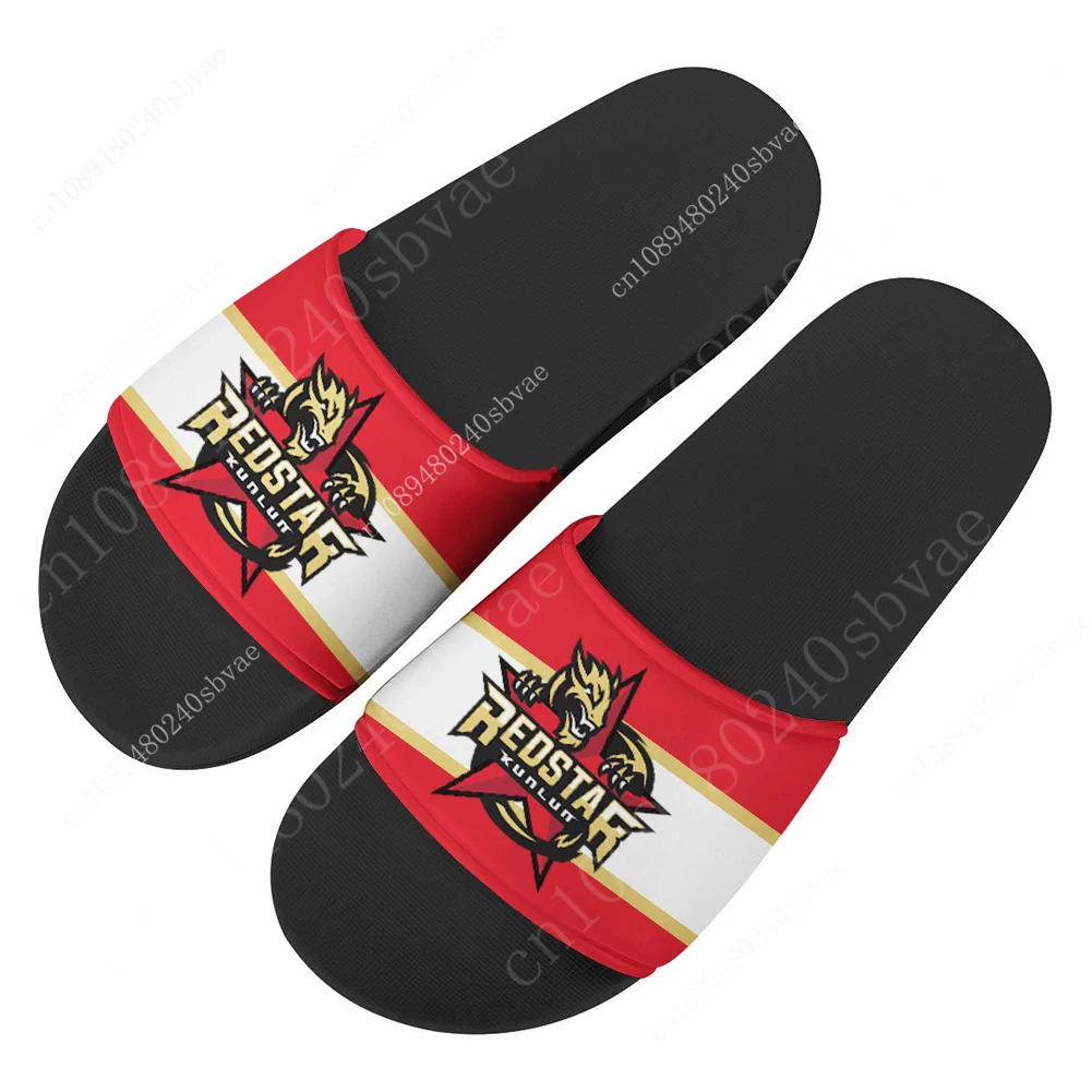 

Куньлуньская красная звезда Kunlun Red Star Hockey Sandals Slippers Water Shoes Men Women Teenagers Sandal Custom Made Slipper