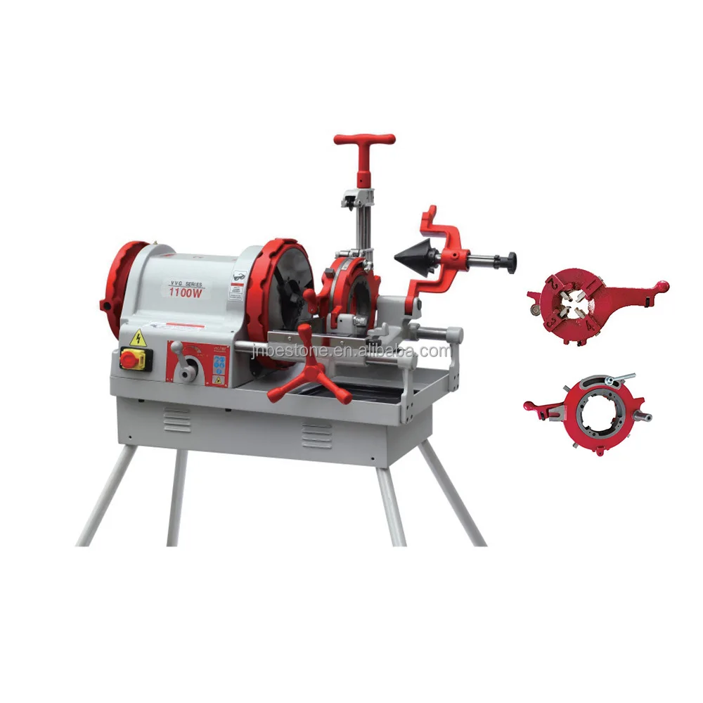 1300W Electric Industrial Pipe Threading Machine High Efficiency Tube Threader NPT/BSP Threads for 1/2