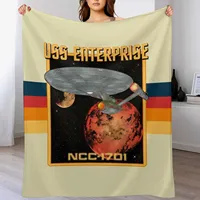USS Enterprise NCC-1701 Throw Blanket for babies halloween Blankets