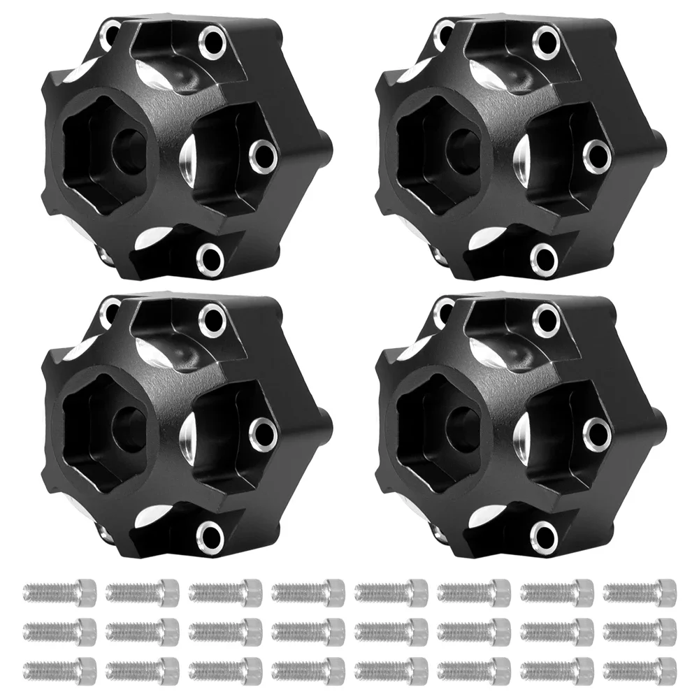 

RC Car 4 Pcs Aluminum 6x30 to 12mm Hex Adapter for 1/10 Pro-Line Racing PRO633701 PL28 MX28 Upgrade Parts