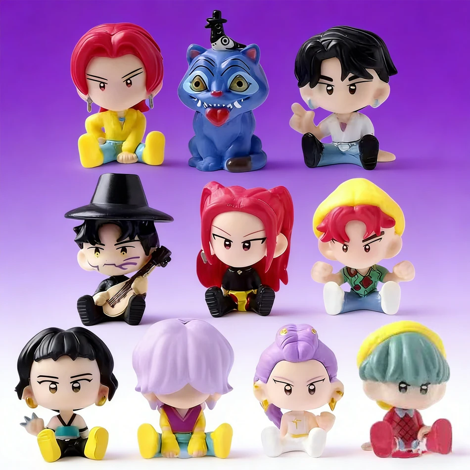 مجموعة ألعاب شخصيات الحركة K/pop DemonHunter، دمية نموذج Huntrix Rumi Mira Zoi Saja Boys Derpy Tiger لهدايا تزيين المكتب #1