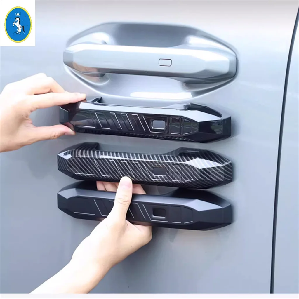 

For Chery Jetour Traveler T2 2023 2024 2025 Car Styling Doorknob Bowl Frame Gate Handle Cover Trim Protector Decor Accessories