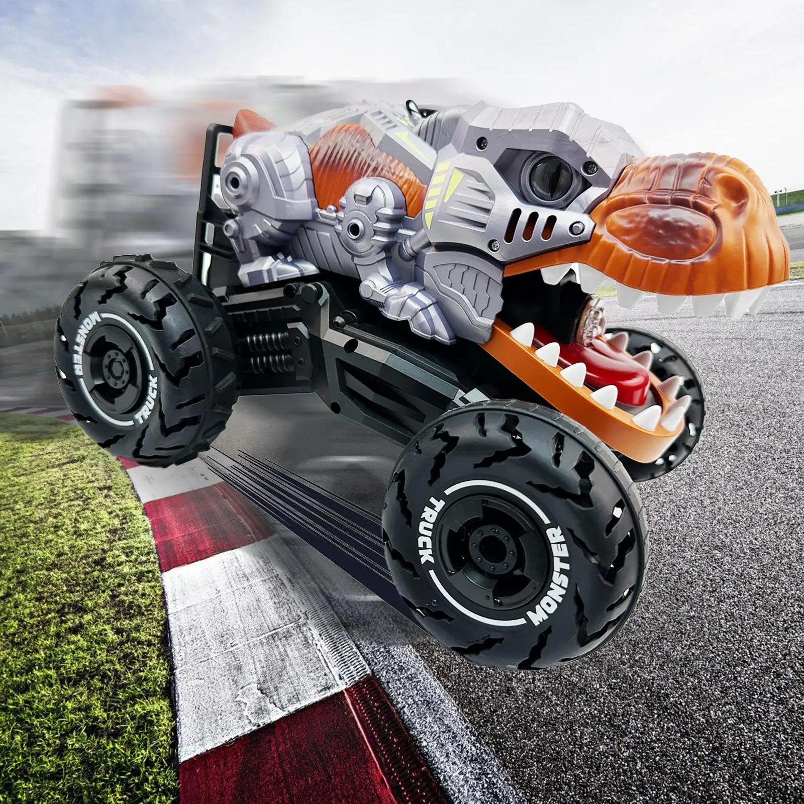 Talgic Shark and Dinosaur Stund Car Remote Control RC 2.4G Extra Size and Large Outdoor Play