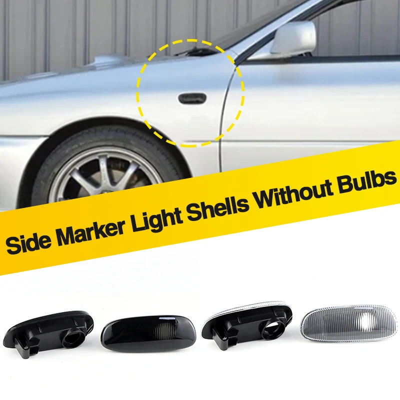 

2PCS For Subaru Impreza 1993-2001 Side Fender Light Only Shells Casing Indicator Lamp Housing OEM: 84401FA050, 84401FA040