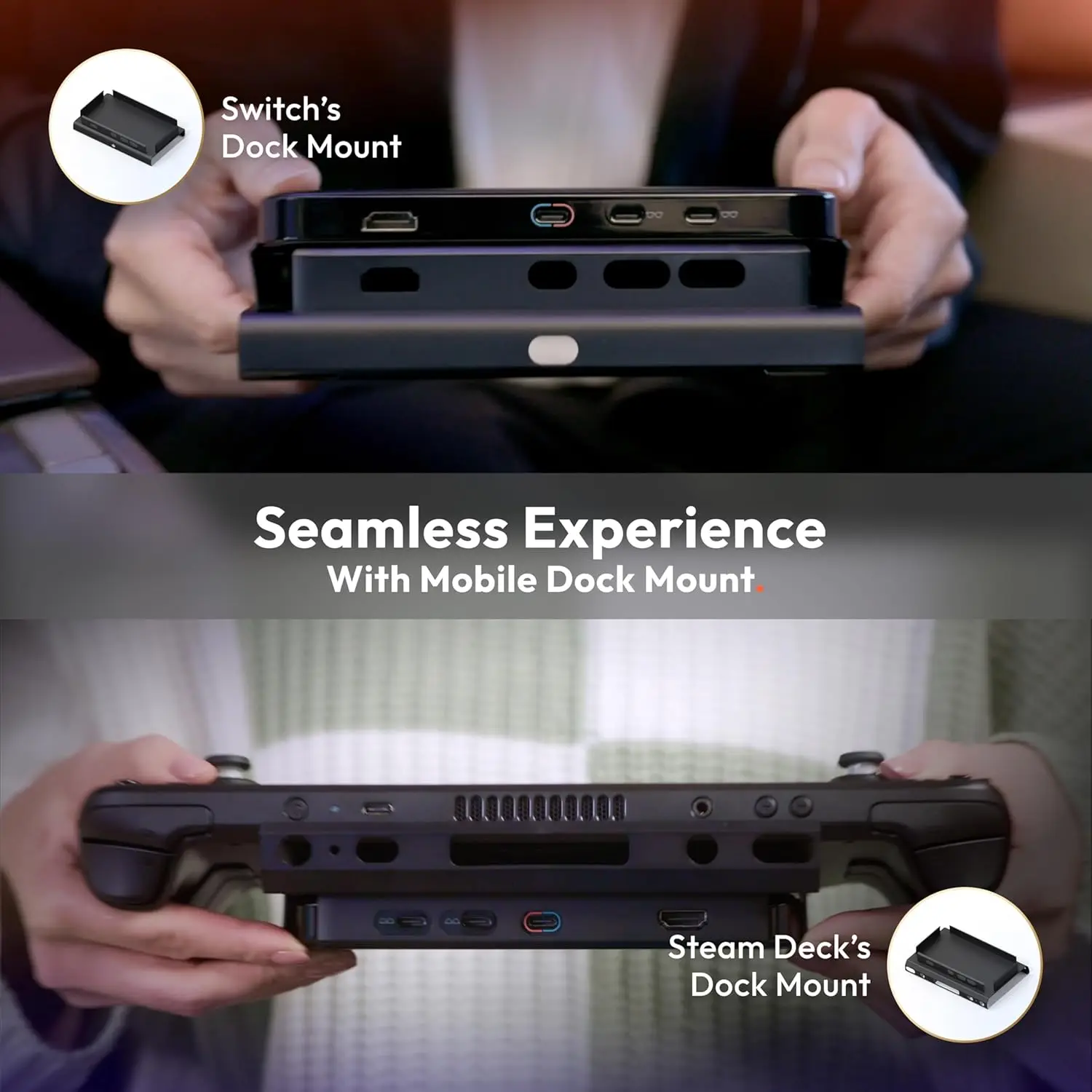 قفص الاتهام المحمول VITURE-Pro متوافق مع بلاي ستيشن ، البث التعاوني واللعب ، يدعم 2D ، محتوى 3D ، يناسب التبديل ، الألعاب المحمولة