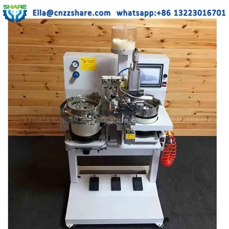 Automatic Computerized Double Head Beads Attachment Pearl Fix Beading Setting Machine Nail Beads Attaching Fixing Machine