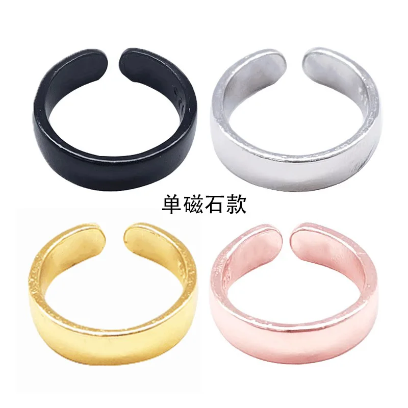 1pcs Hot Selling Personalized multi-color Ring Adjustable Ring Rose Gold Creative Opening Fashionable Commuter Simplicity Ring