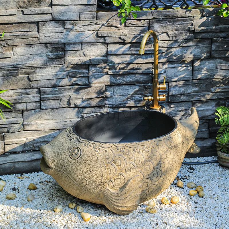 Best Sellers Outdoor Courtyard Mop Pool Terrace Garden Watering Villa Yard Outdoor Sink
