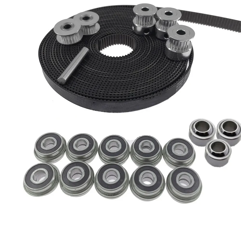 

VORON Trident Sport Set F695-2RS Bearing Toothed Idler (20 Teeth, Width 6mm) 2GT20 Teeth Synchronous Wheel 2GT Open Belt