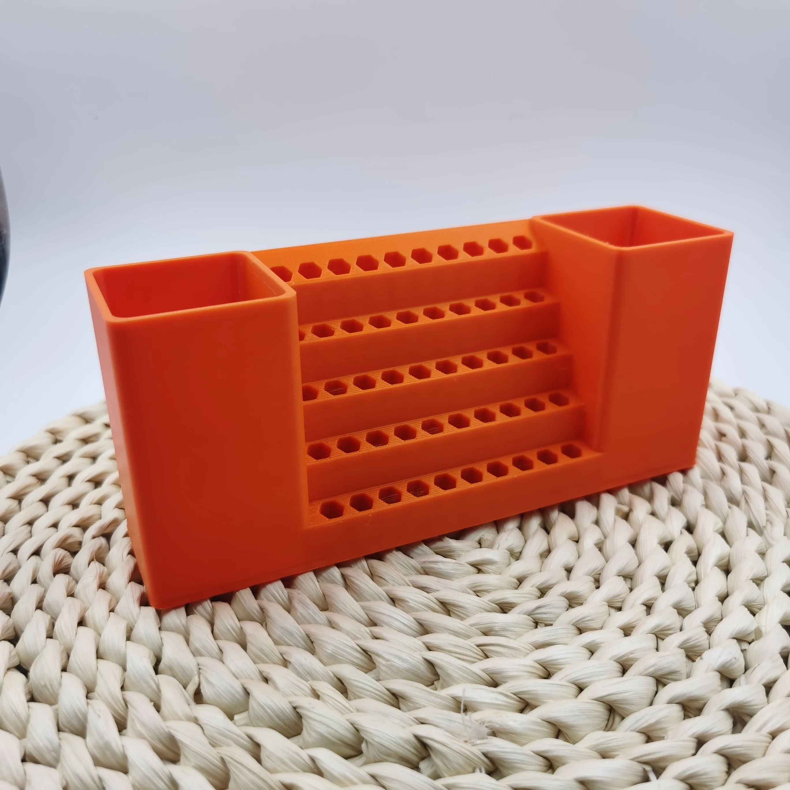 Tournevis Hexagonal en plastique, 50 trous, gain de place, support de rangement, outil de rangement d'embouts de tournevis