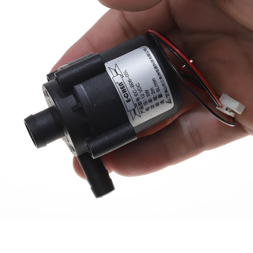 

​ Бесщеточный погружной насос постоянного тока 12 В, 5 Вт, центробежный, полностью герметичный, водонепроницаемый, бесшумный циркуляционный водяной насос, расстояние расхода 6 л/мин