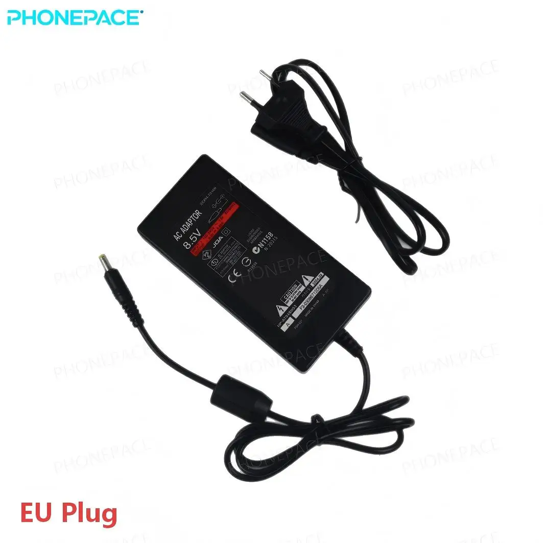 AC Power Adapter For PS2 Slim 70000 Series 8.5V 100-240V Power Supply Charger Cable EU US Plug