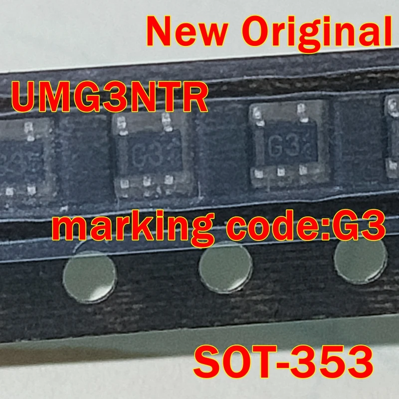 1pcs to 100pcs UMG3NTR UMG3N SOT-353 marking code:G3 New Original Emitter common (dual digital transistors)