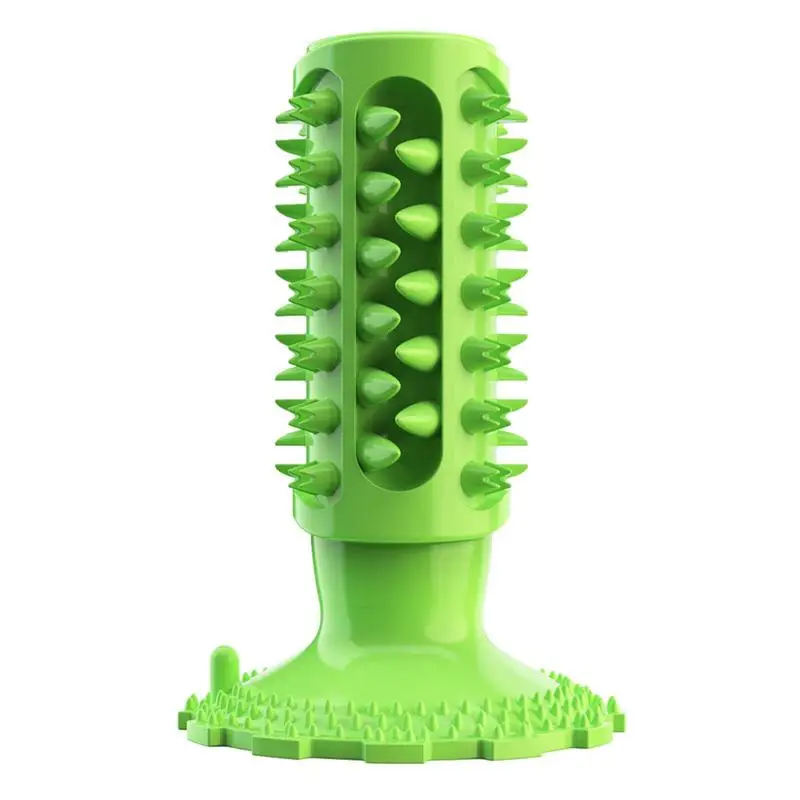 Dog Teeth Cleaning Toy Grinding Toothbrush Chew Toy With Conical Teething Bumps Dog Squeak Toys Pet Supplies For Pet Shelter