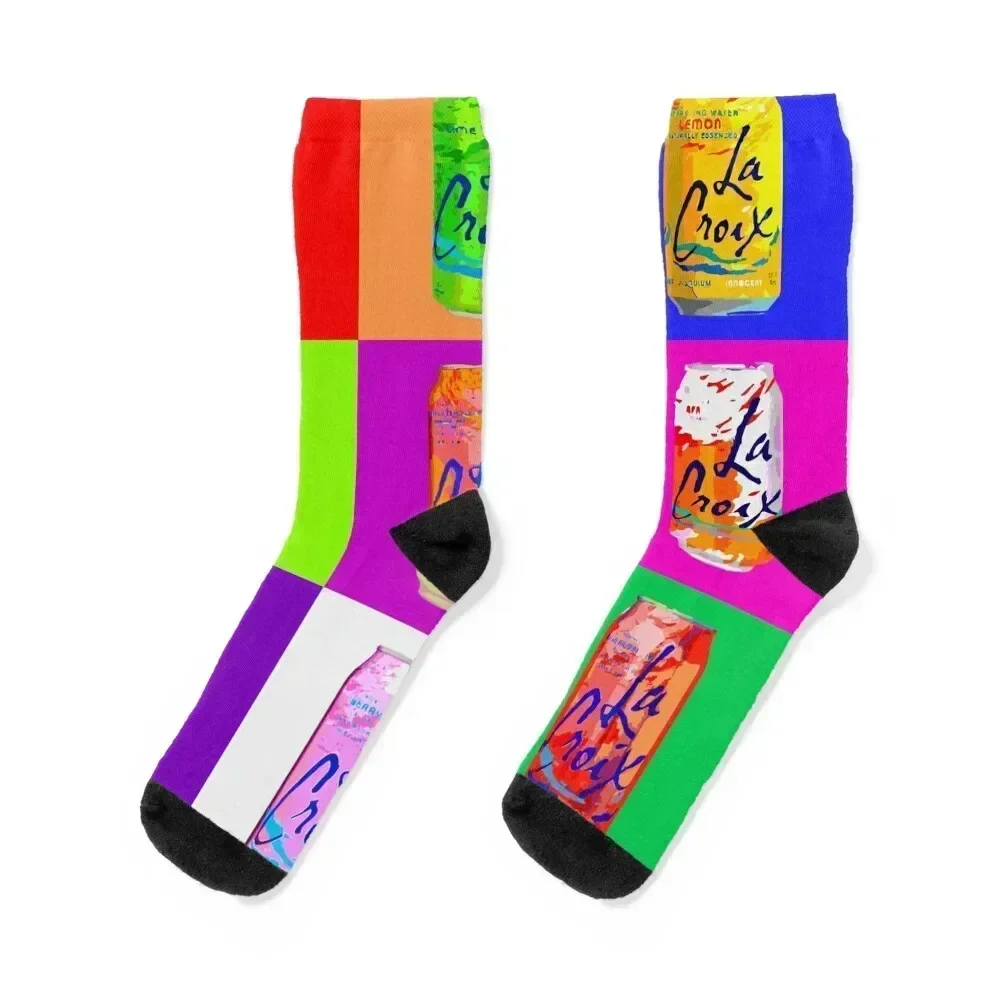 

LaCroix Can Pop-Art Socks basketball men cotton high quality floor colored Luxury Woman Socks Men's