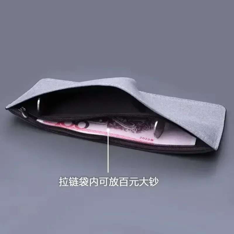 Carteras italianas Brainrot, divertidas Tralalers Shark Meme, billetera de nailon, tarjetero portátil de moda Tung Sahur, monedero, regalo para niños