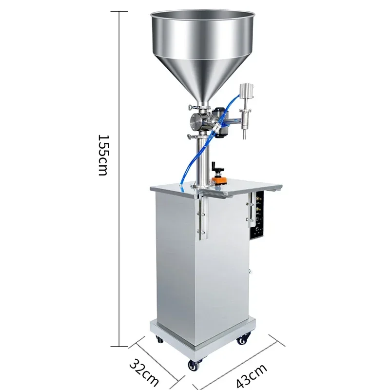 

Deposit New Electric Automatic Quantitative Filling Machine Alcohol,Honey Liquid Filling Machine Vertical Pneumatic Quantitative
