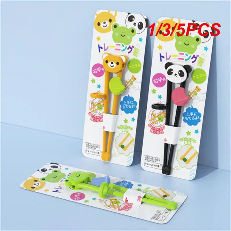 1/3/5PCS Beginner Chopsticks Safety Promote Fine Motor Skills And Learning Bpa Free Highest Rated Light Highly Recommended