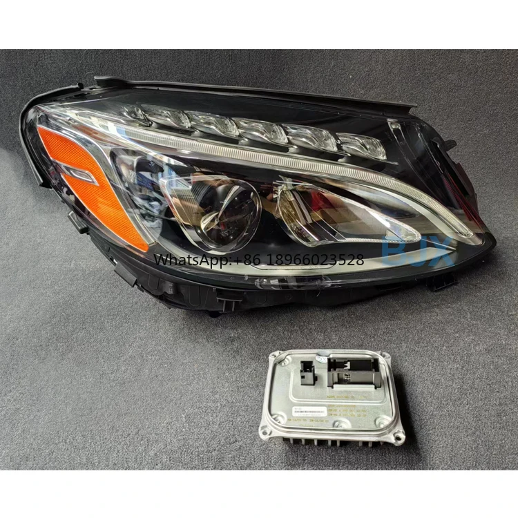 W205 US headlight assembly C180 C260 C200 LED headlight C Class Mercedes W205