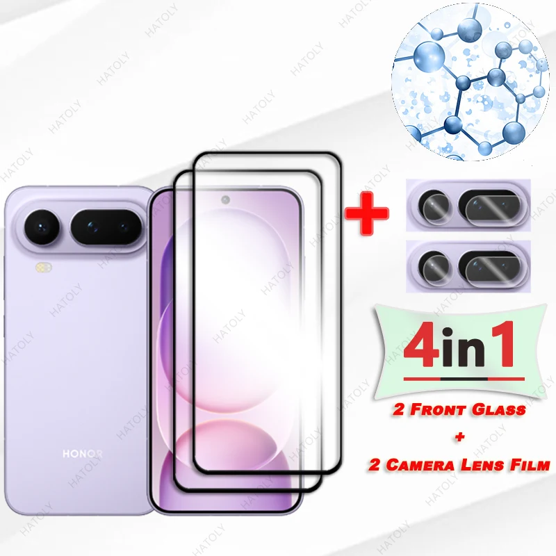 

For Honor Magic8 Pro Air Glass Screen Protector For Honor Magic8 Pro Air Film Black Edge Protective Film Camera Lens Protector