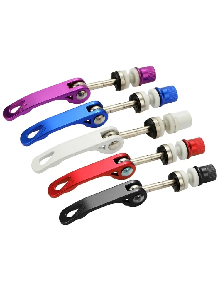 AliExpress Universal Bicycle Seat Post Clamp Seatpost Skewer Bolt Quick Outdoor Release Bike Seat Tube Clamp Outdoor Aluminium Alloy