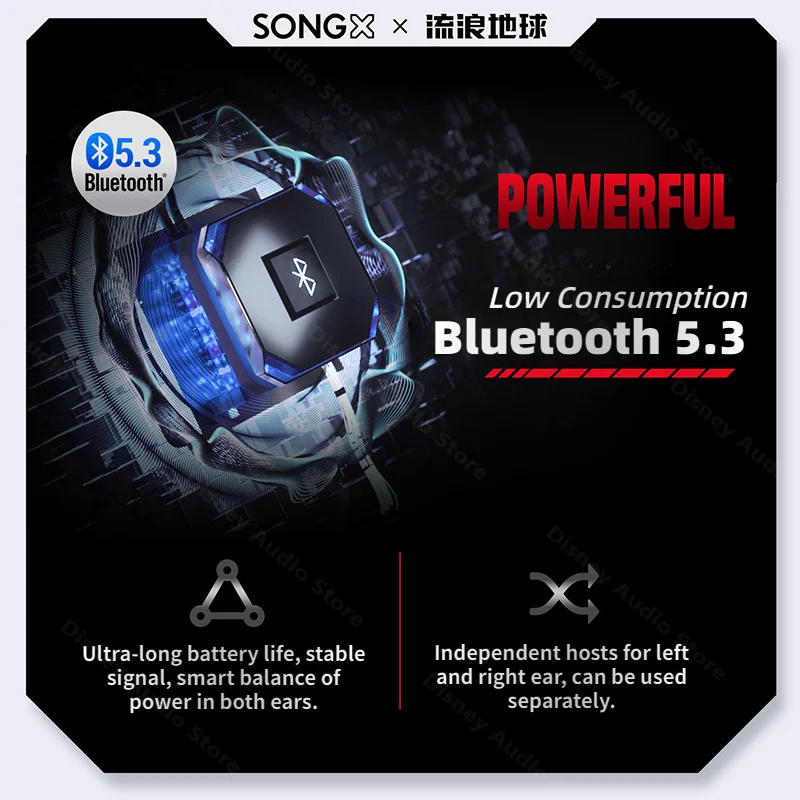 Imagem -04 - Songx-wandering Terra Tws Fones de Ouvido sem Fio Bluetooth qi Fones de Carregamento sem Fio Enc Cancelamento de Ruído Sports Gaming Headphone