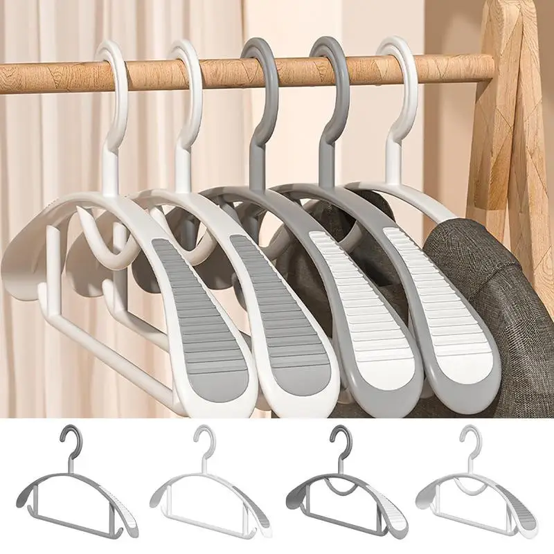 Wide Sweater Hangers 10 Pieces Closet Organizer Hangers With Pants Bar For Clothing Bedroom Accessories For Jacket Sweater Dress