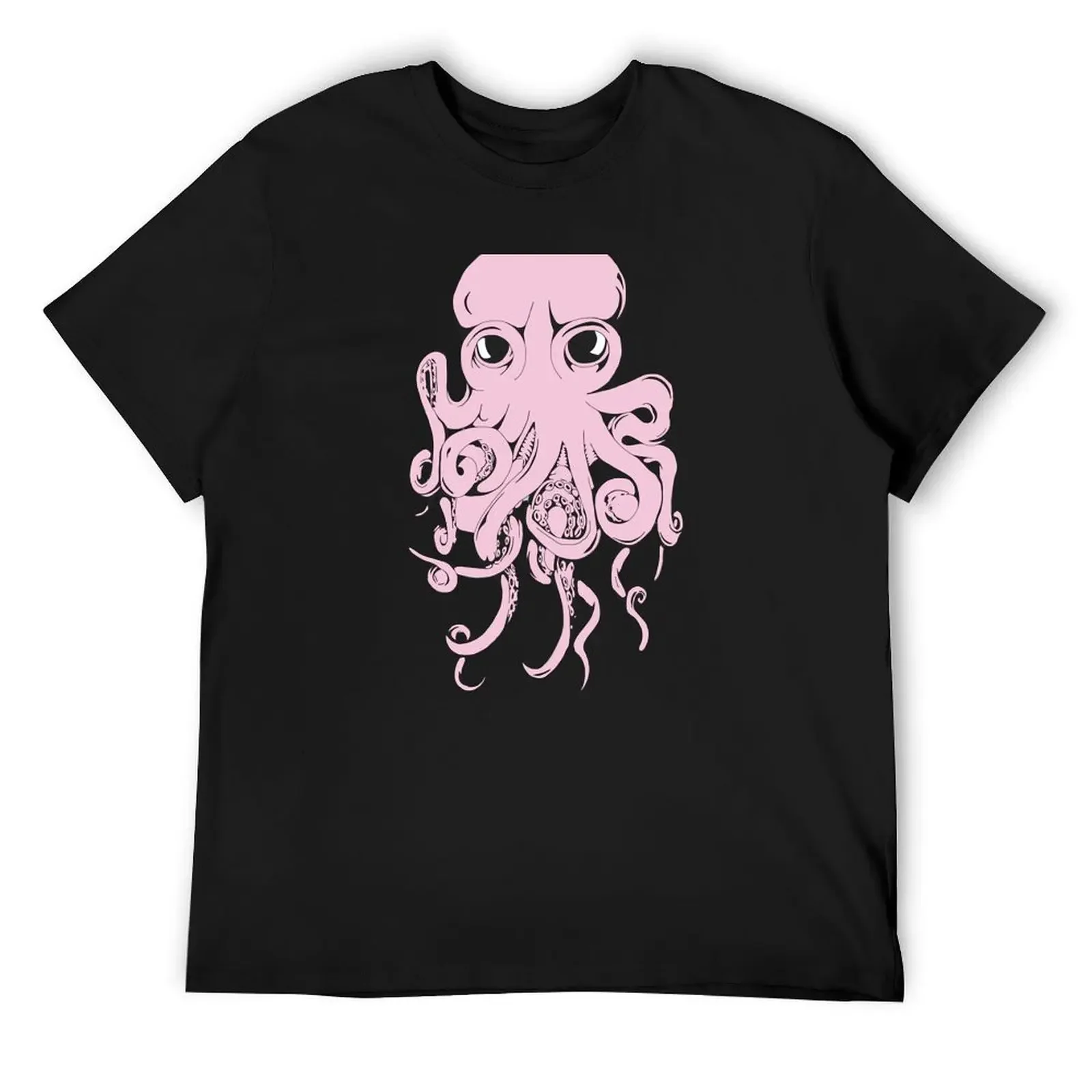 

Pink Optopus T-Shirt man clothes korean fashion mens fashion